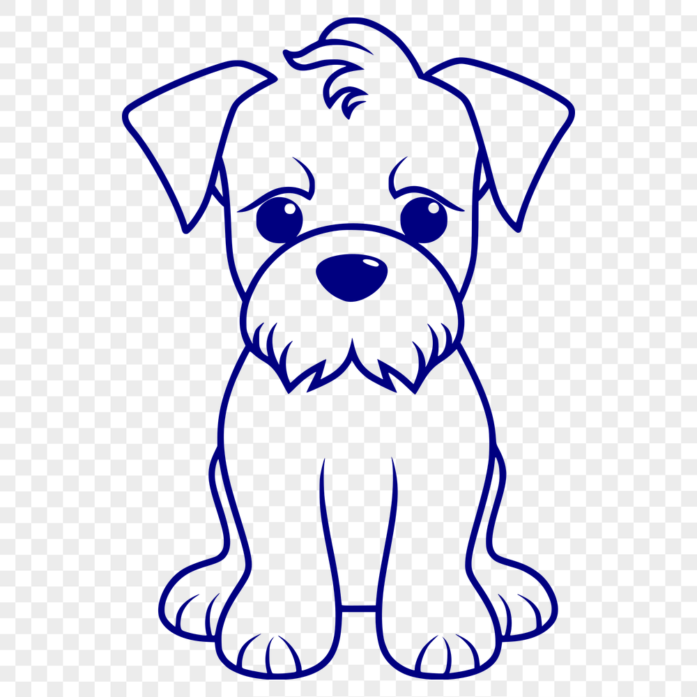 Free Miniature Schnauzer - For Cricut Project