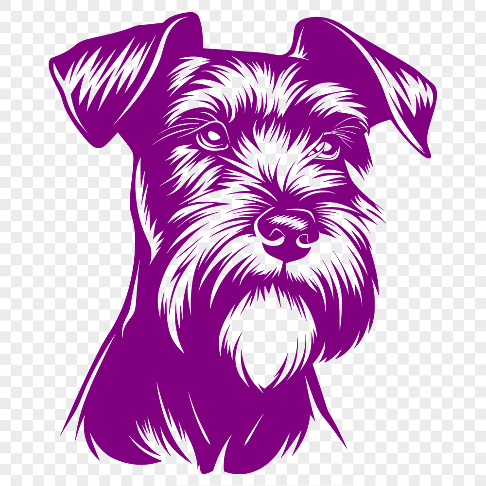 Free Creative Miniature Schnauzer Clipart