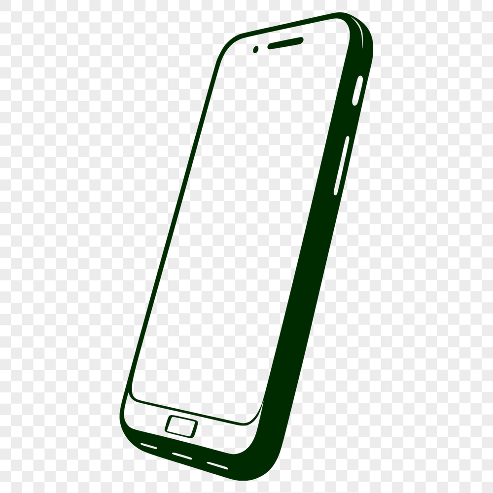 Mobile Phone Illustration Vector Art A detailed vector illustration of a mobile phone device.