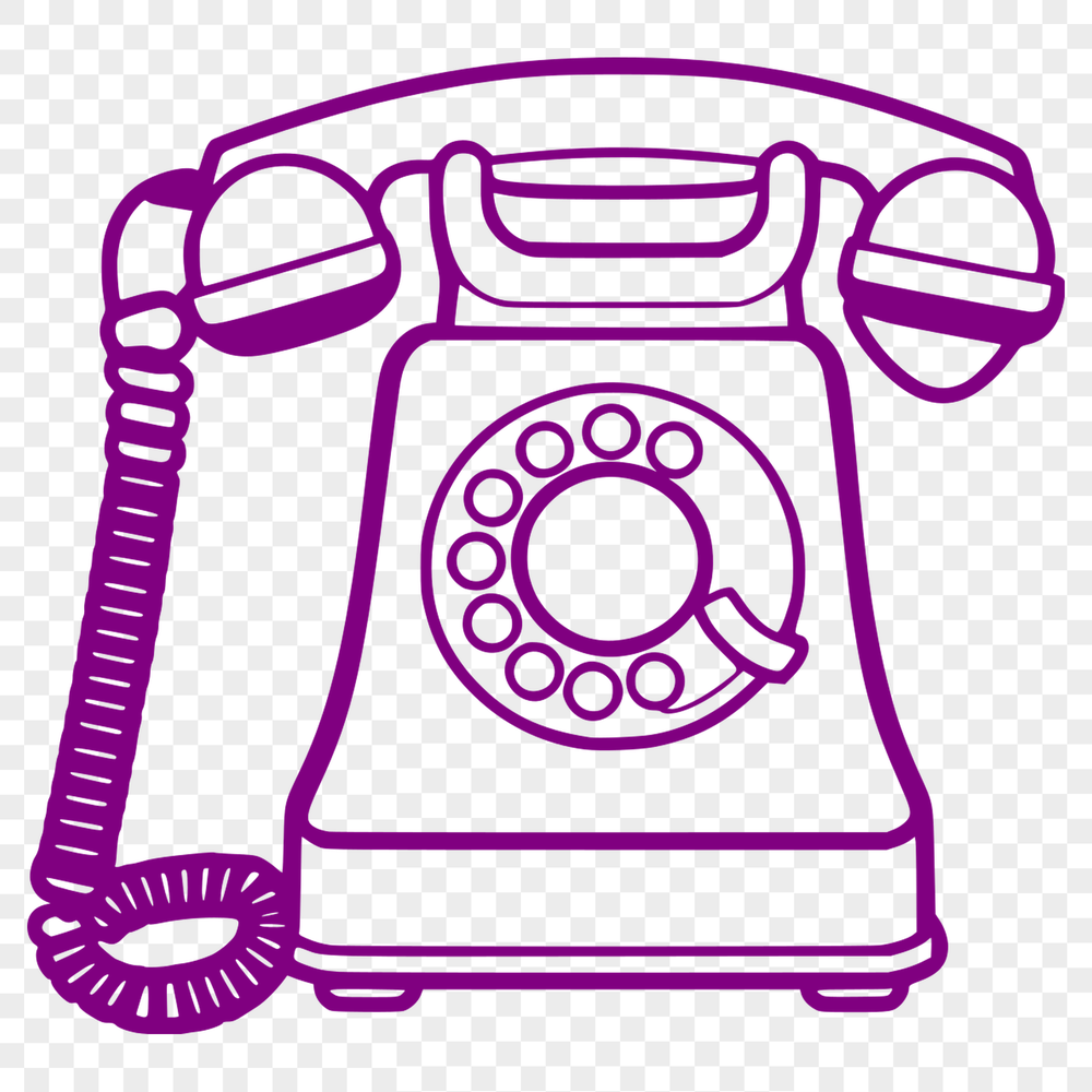Simple Telephone Icon A simple telephone icon in SVG format.