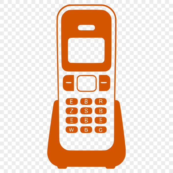 Beautiful Telephone Design SVG A high-quality vector illustration of a modern telephone.