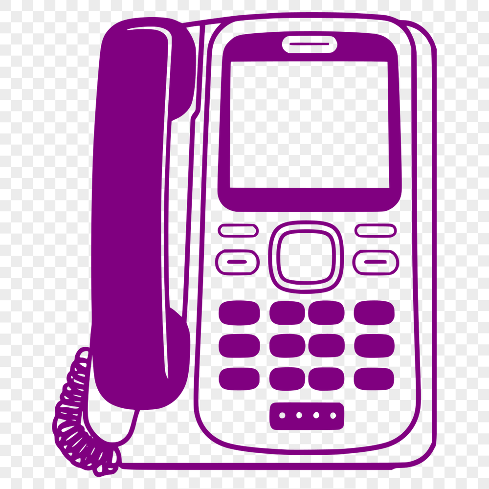 Phone Icon A high-quality vector illustration of a telephone, suitable for digital design and commercial use.