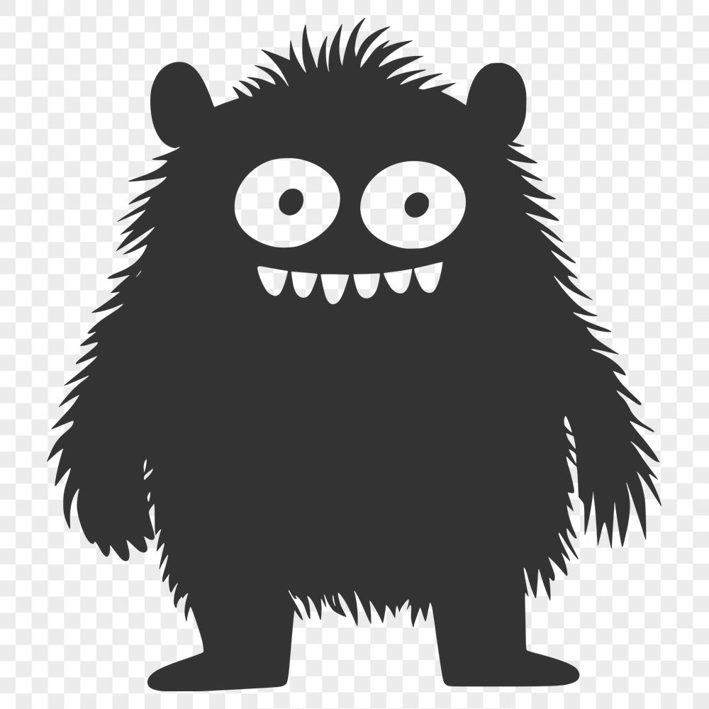 Free Creative Monster - Free DXF Download, Commercial Use