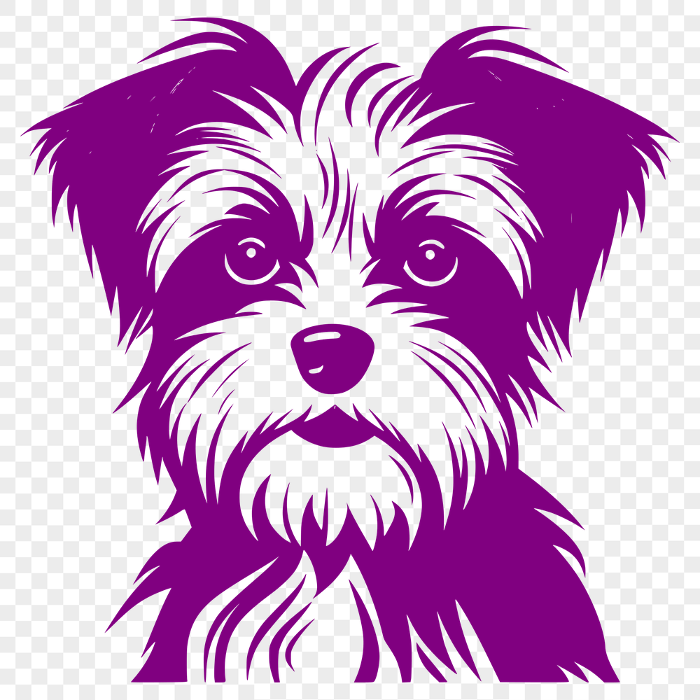 Artistic Morkie Decal