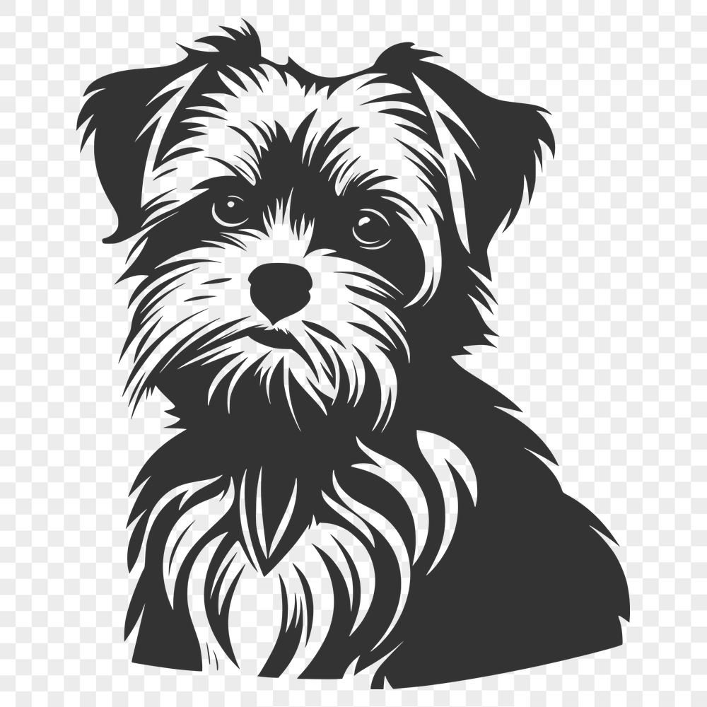 Unique Morkie Digital Artwork