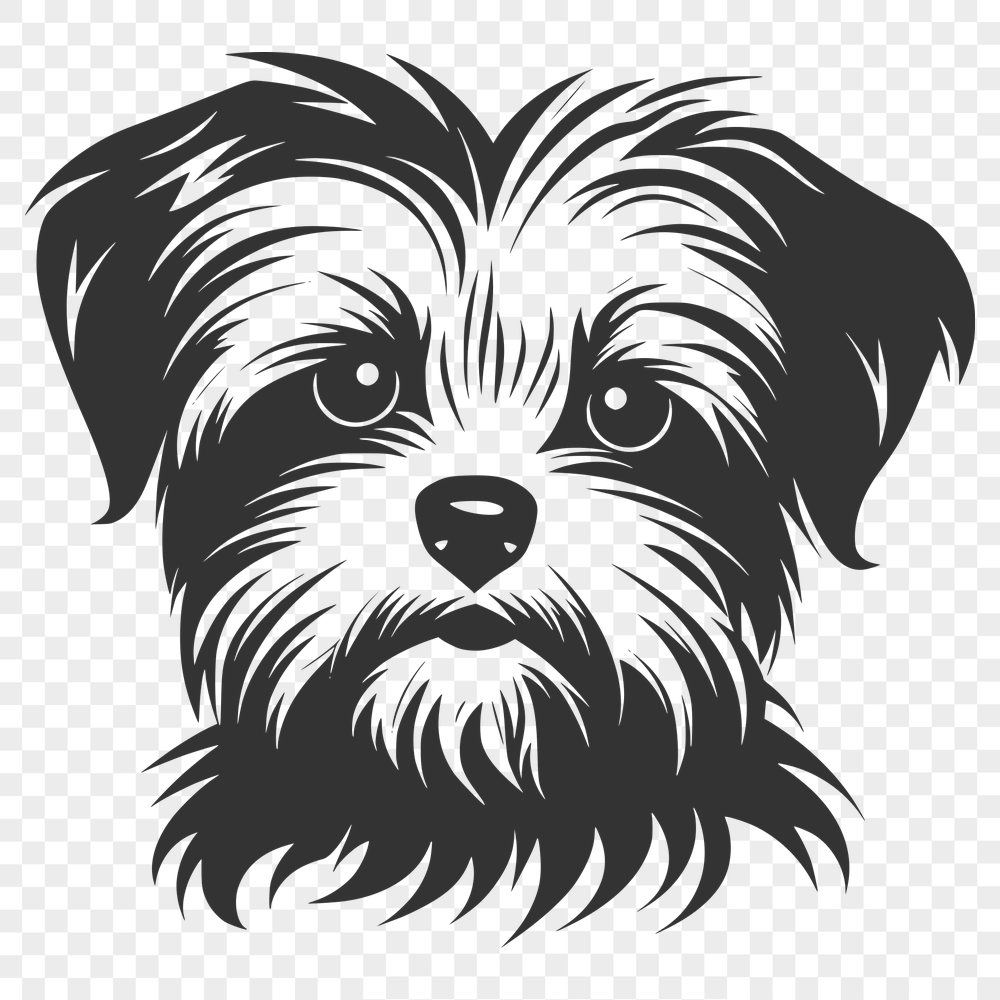 Free Unique Morkie Vector Craft File