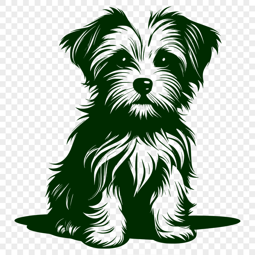 Artistic Morkie Digital Art