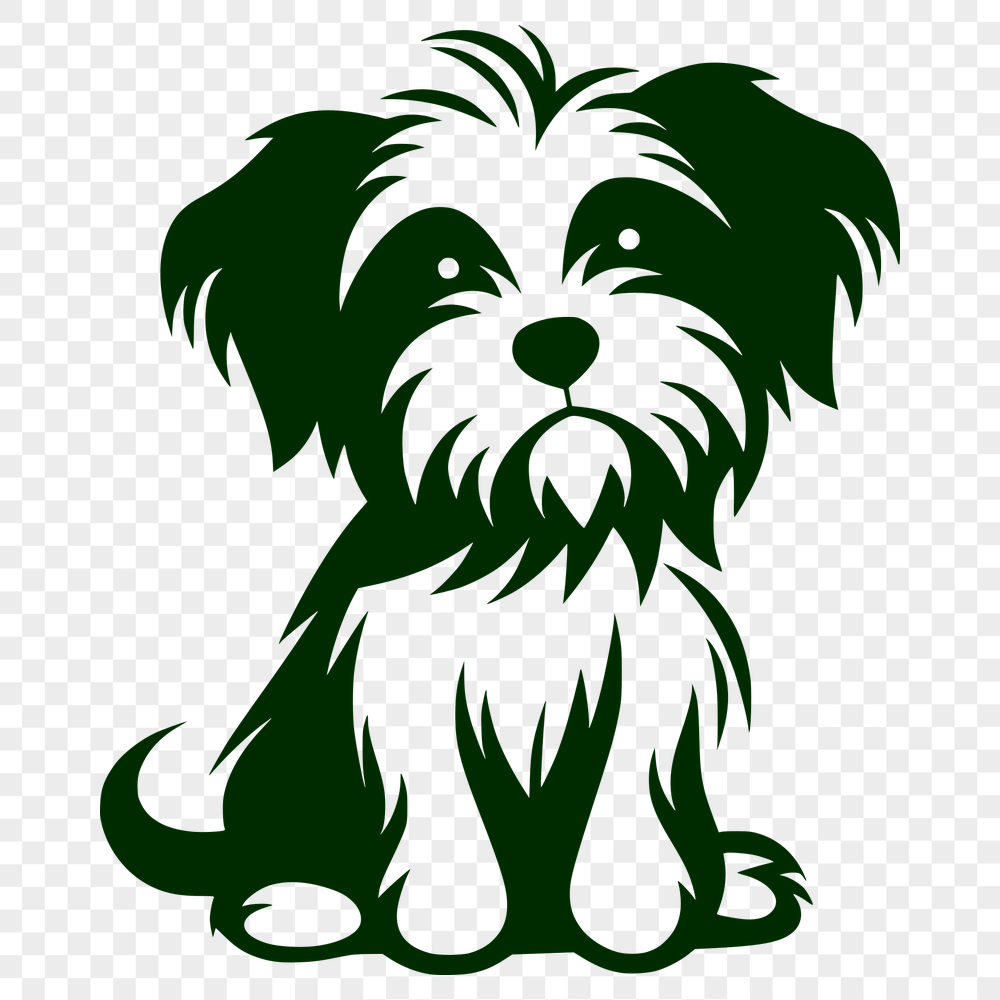 Artistic Morkie Printable Image