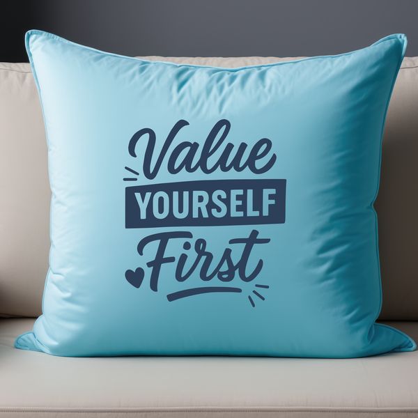 Beautiful Self Worth Quote Design Inspirational quote about self worth and confidence in a modern vector design.