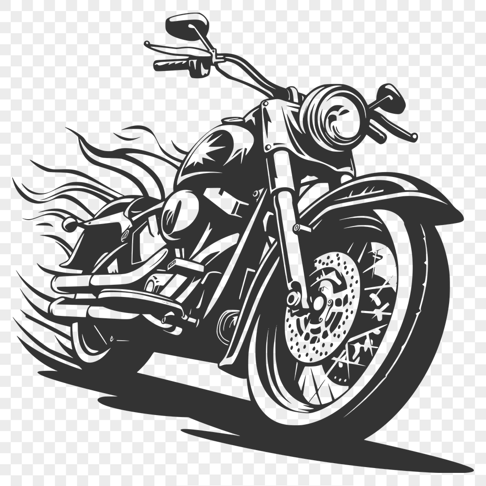 Creative Motorcycle Illustration