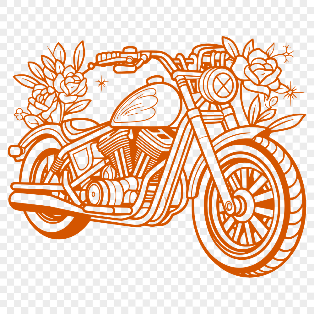 Creative Motorcycle Clip Art