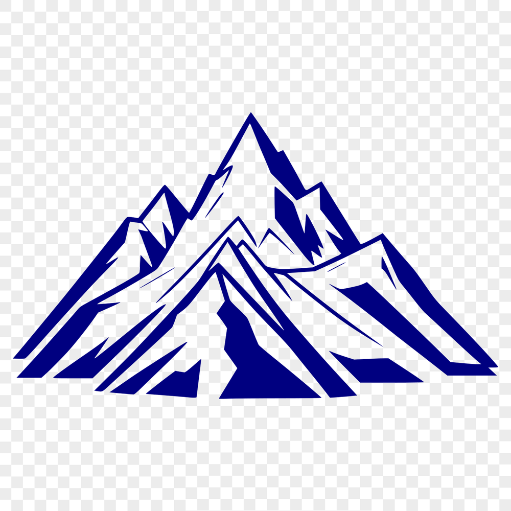 Mountain Landscape Vector Design Mountain landscape vector design with peak and terrain details.