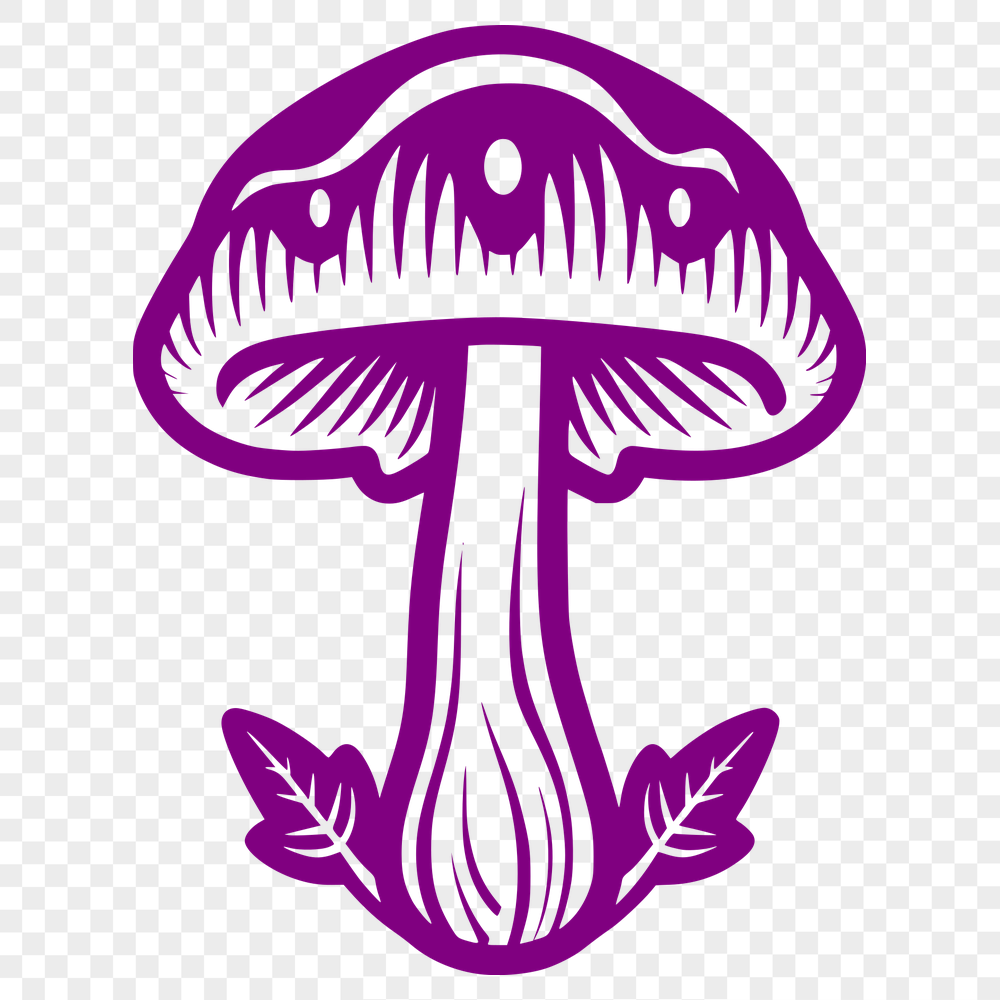 Artistic Mushroom Drawing