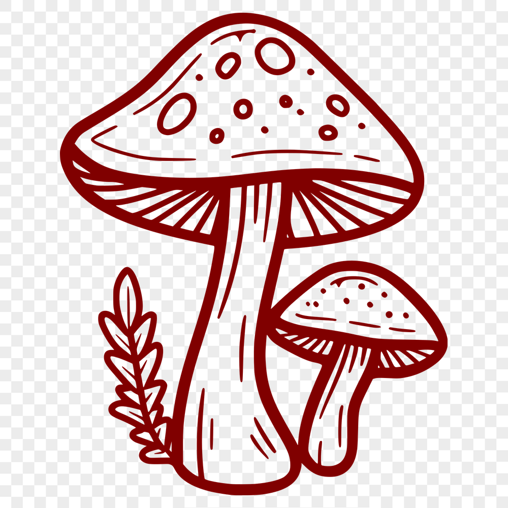 Creative Mushroom Printable Image