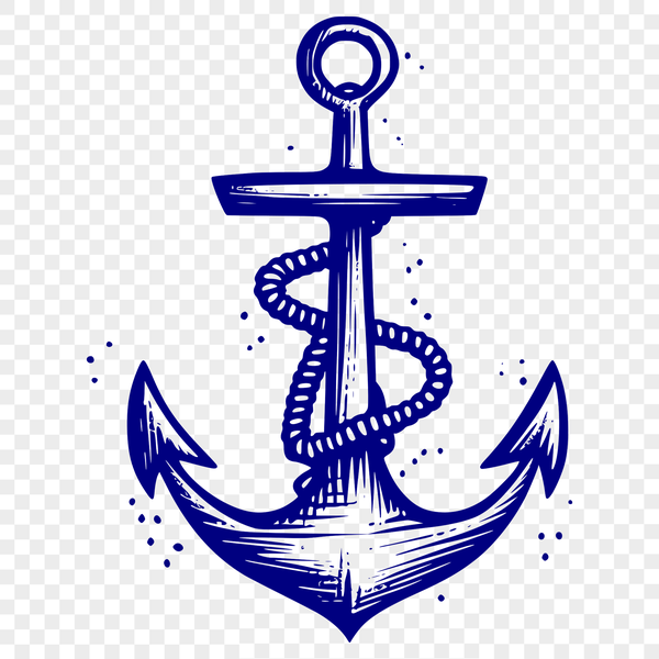 Beautiful Anchor Illustrations A collection of anchors in various styles and designs, suitable for vector art and clip art projects.