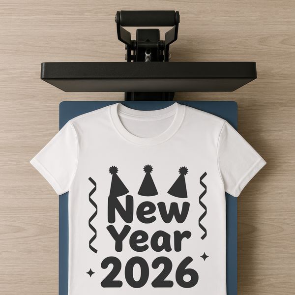 A stylized vector illustration of the number 2026 surrounded by inspirational quotes to mark the start of a new year.