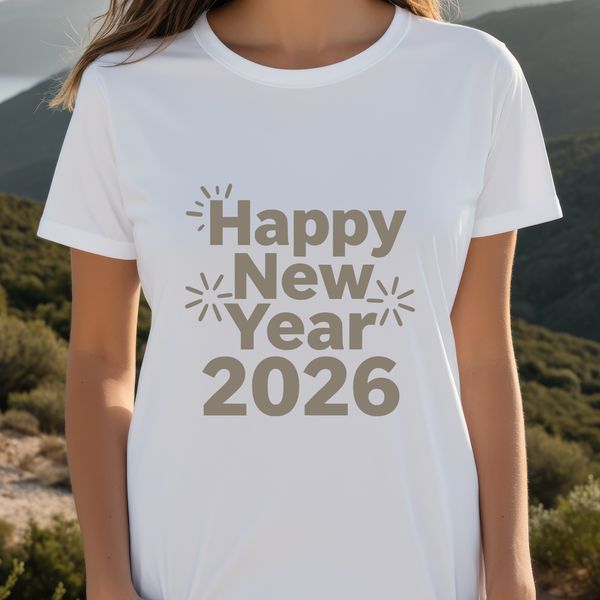 A stylized illustration of a new year's theme, perfect for various applications including crafting and digital design.