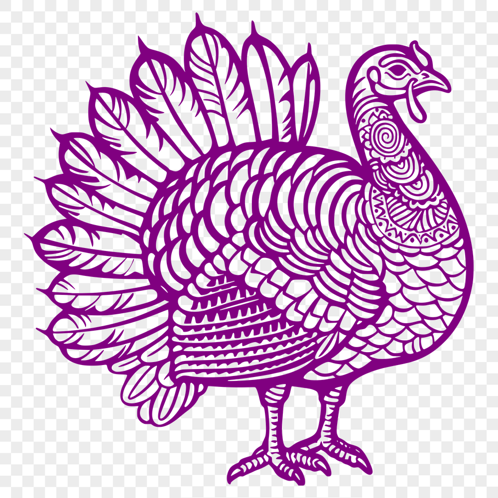 Beautiful Turkey Clip Art