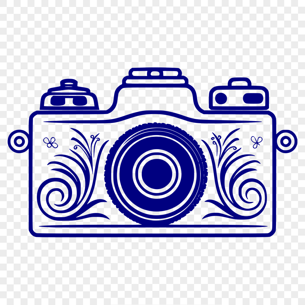 Stunning Camera Vector Drawing