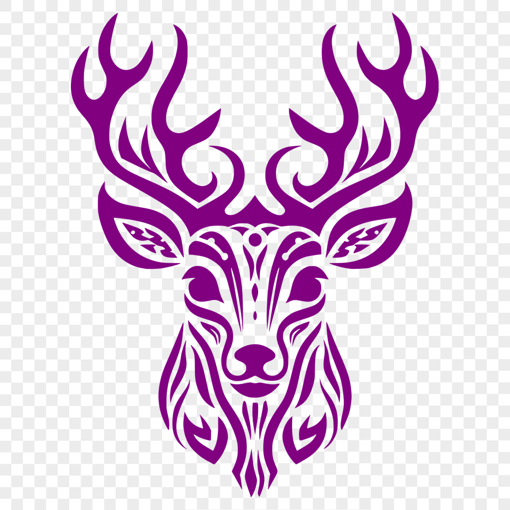 Artistic Deer Clip Art