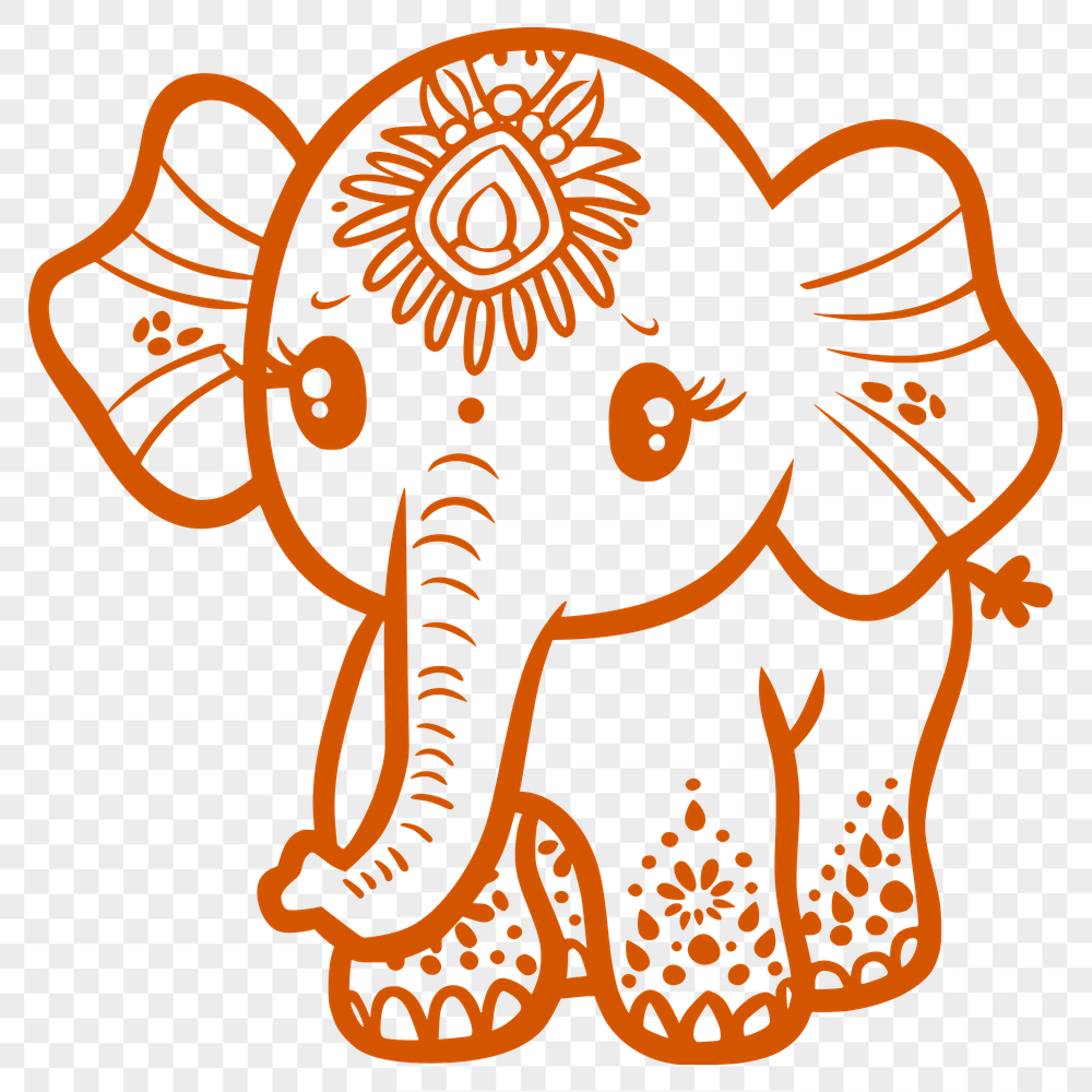 Free Elephant Digital Artwork