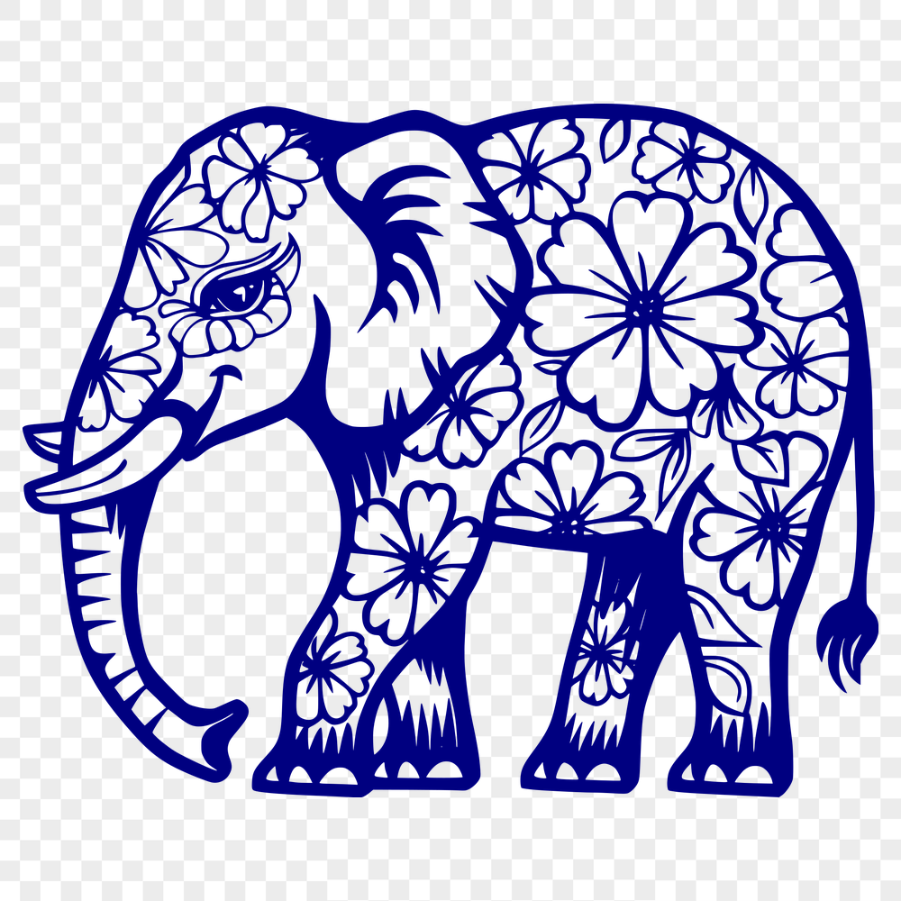 Unique Elephant Digital Artwork