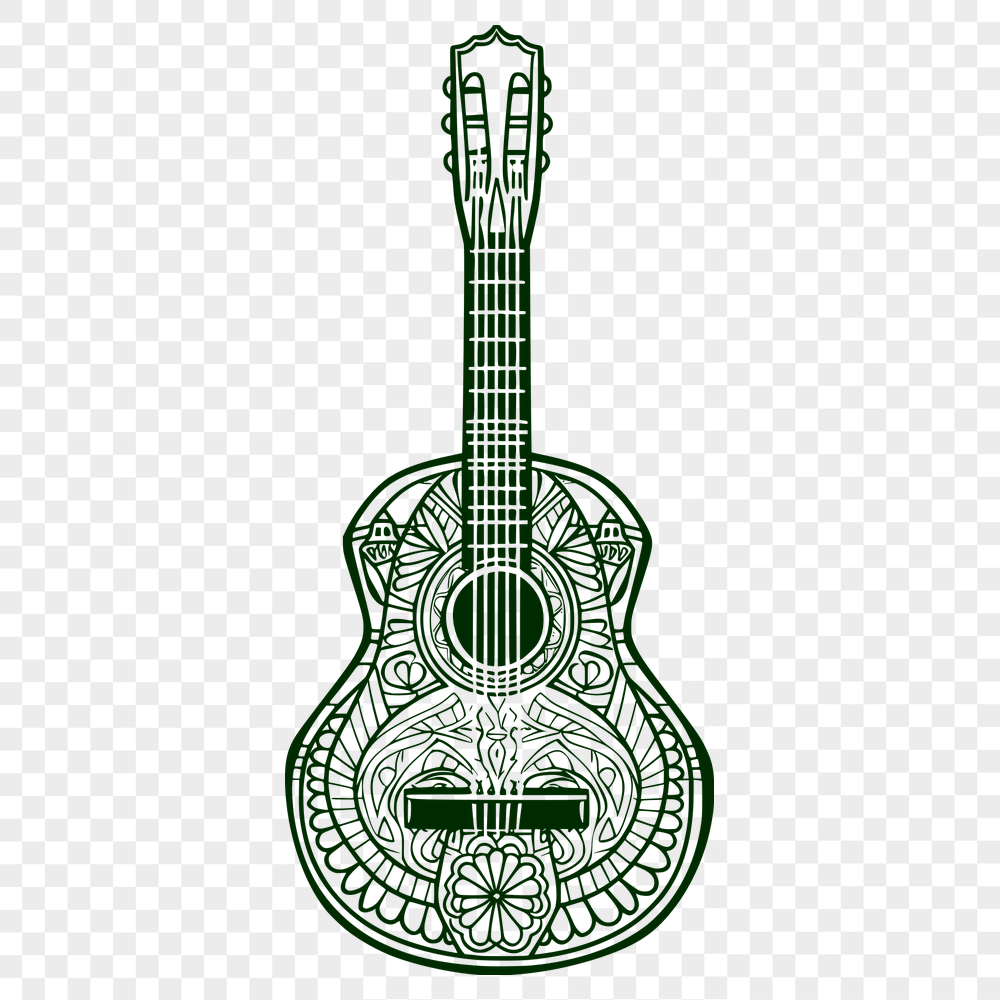 Ornate Guitar Design