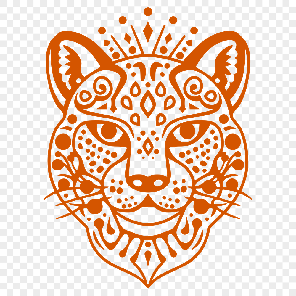 Free Artistic Big Cat Design