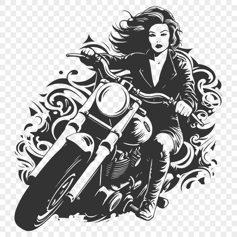 Free Creative Motorcycle Digital Artwork