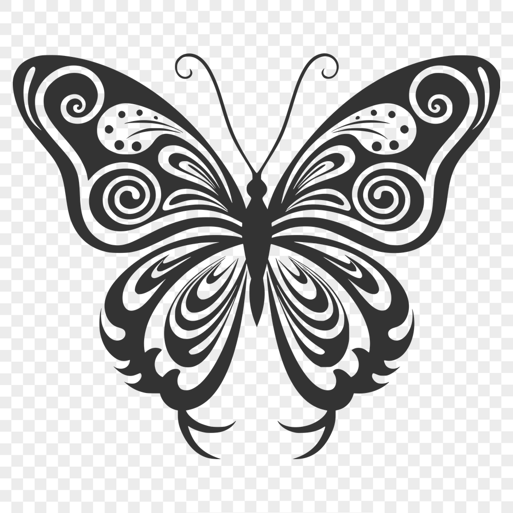 Free Unique Butterfly Vector Illustration