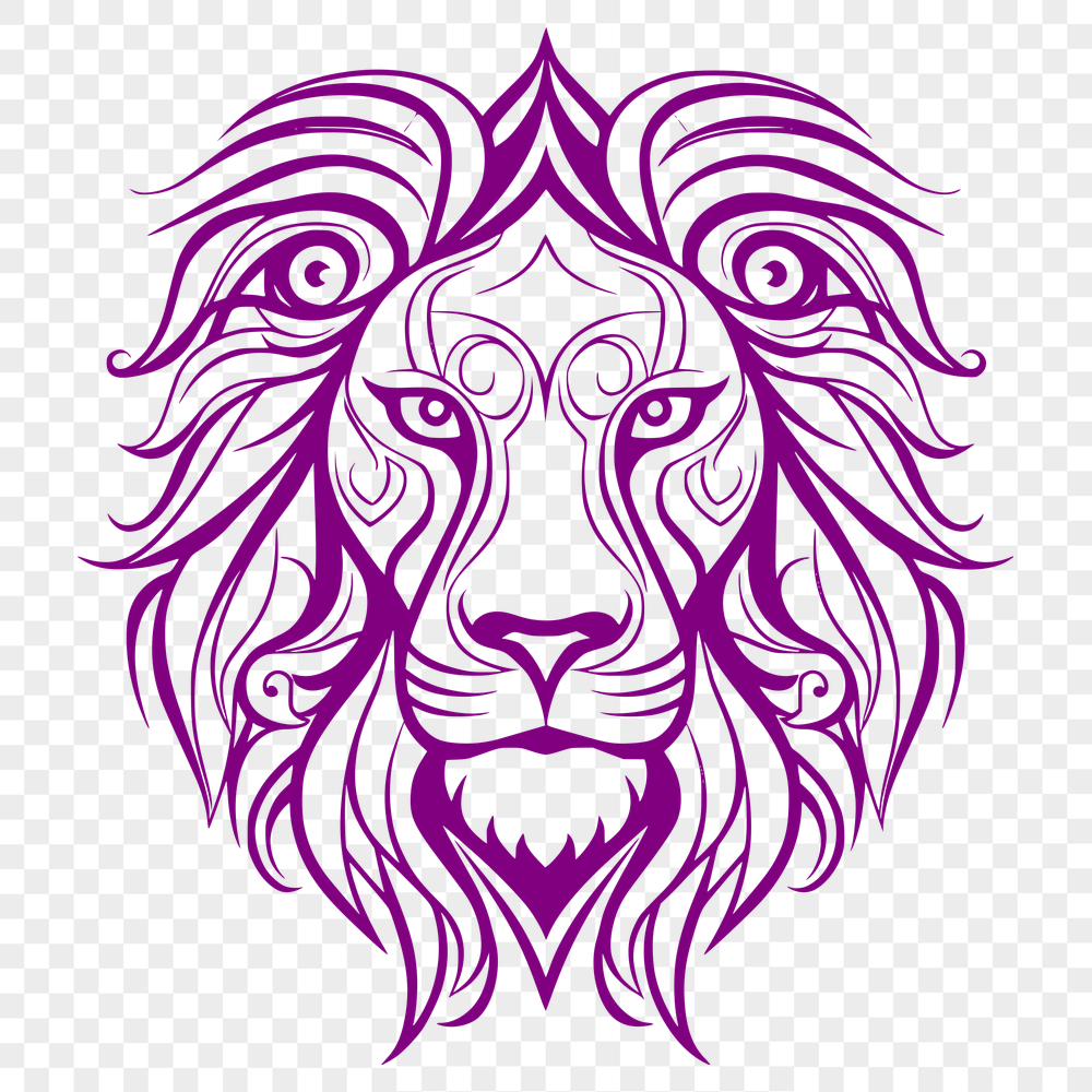 Free Free Lion Digital Drawing