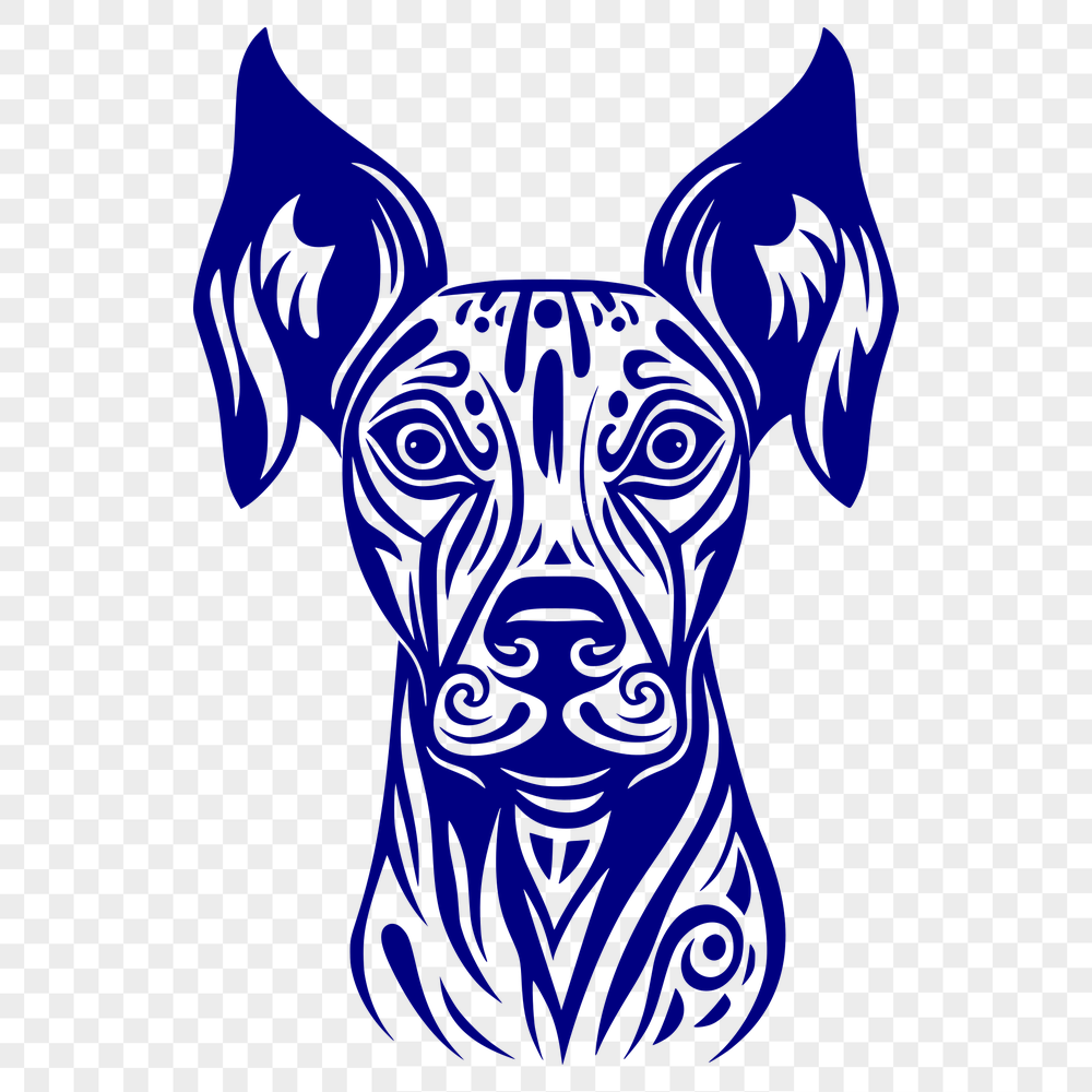 Ornate Doberman Pinscher - For Animal Project