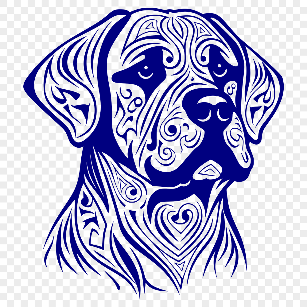 Ornate Rottweiler Clipart