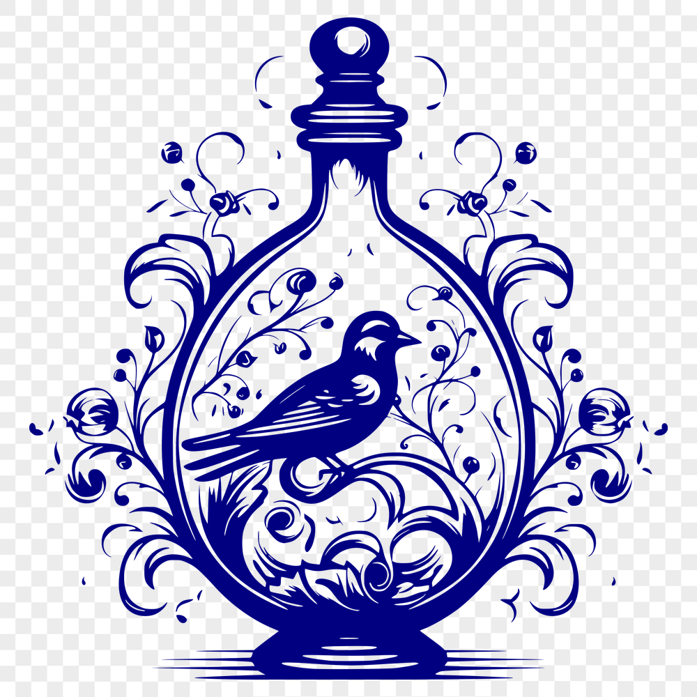 Artistic Potion Bottle Vector Craft File