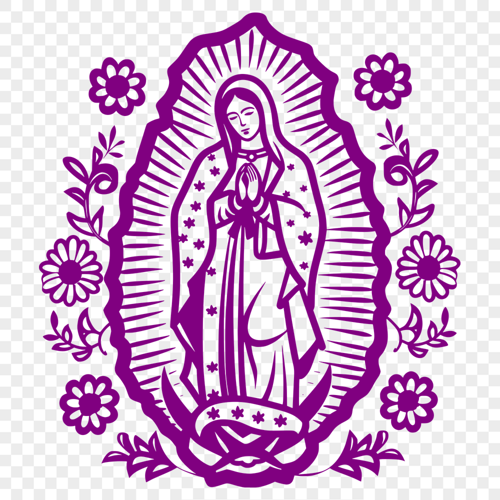 Stunning Our Lady Of Guadalupe  Illustration