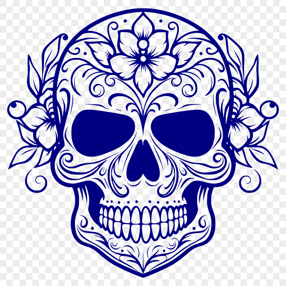 Free Unique Skull Clipart