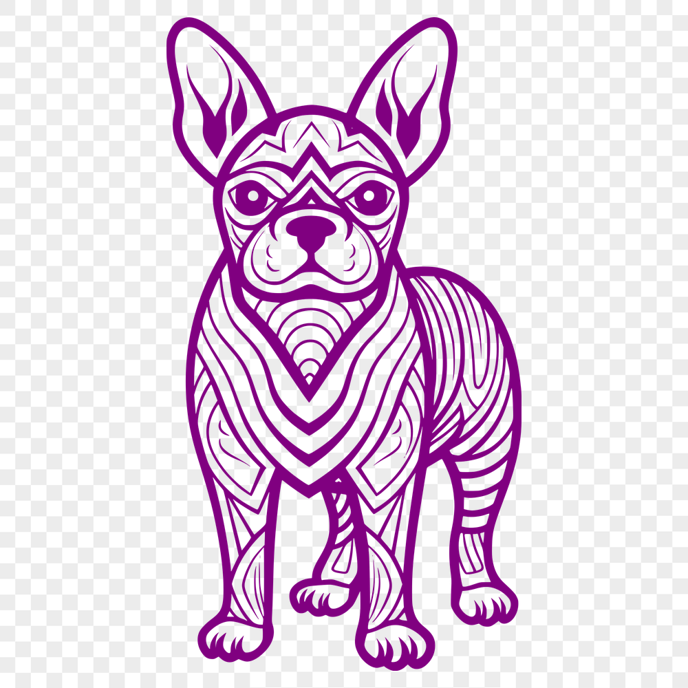 Standing Dog SVG