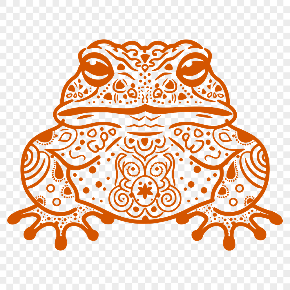 Free Stunning Toad Vector Art