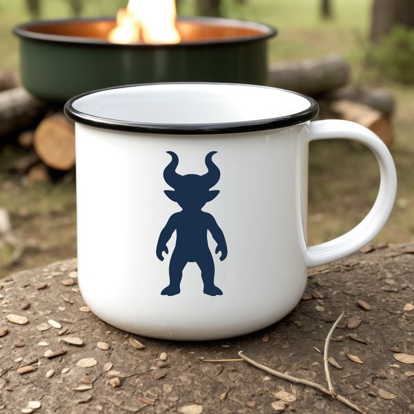 Alien Silhouette Vector Art for Commercial Use