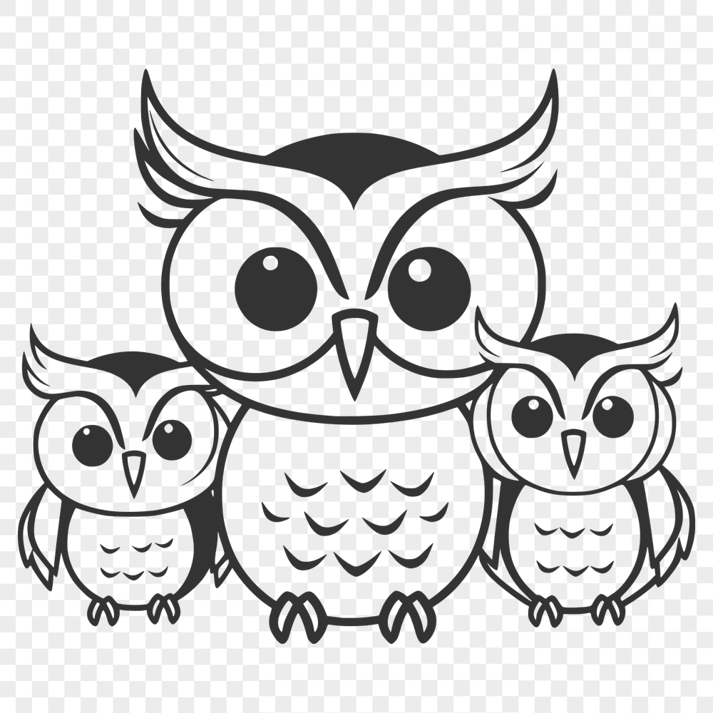 Unique Owl - For Sublimation Project