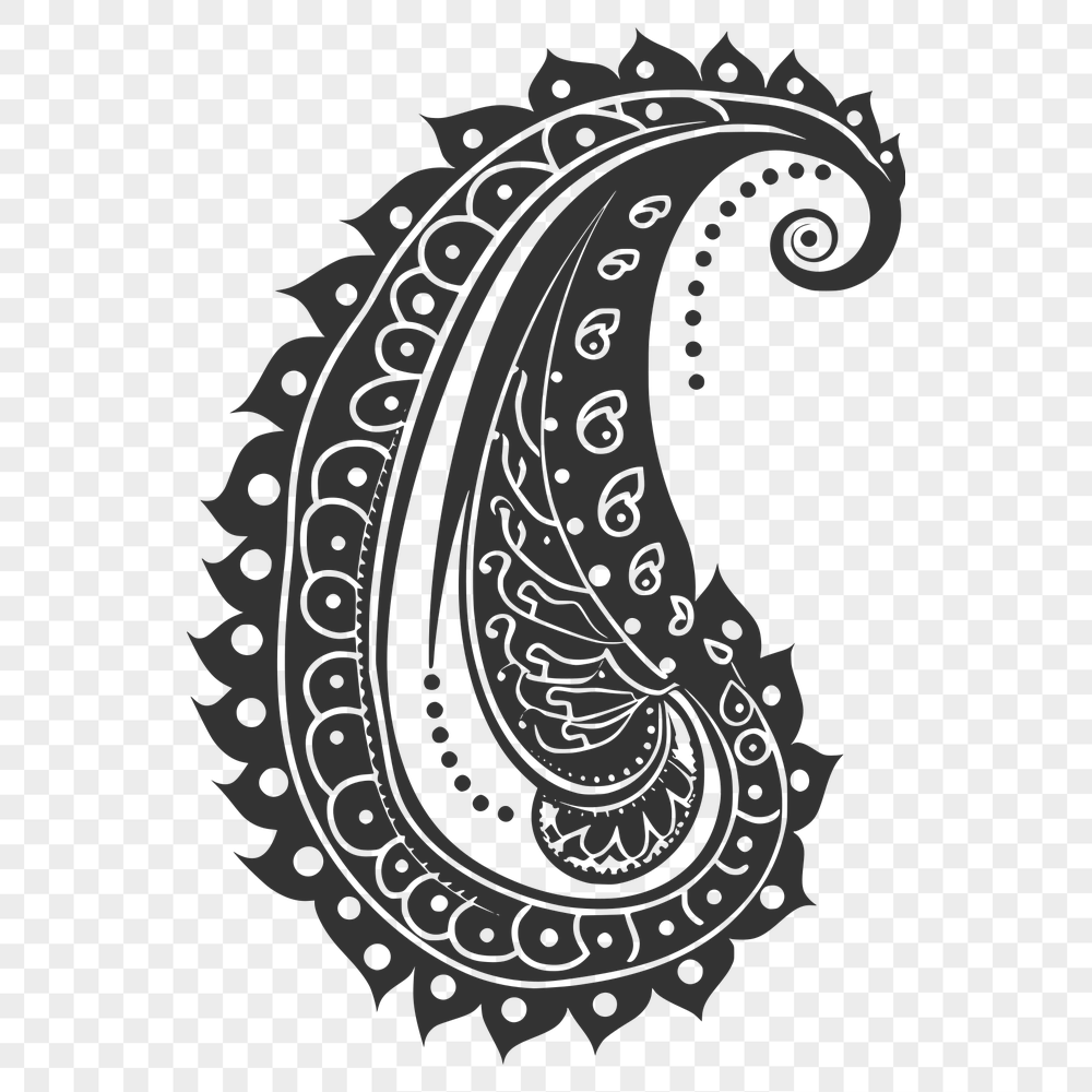 Ornate Paisley DXF