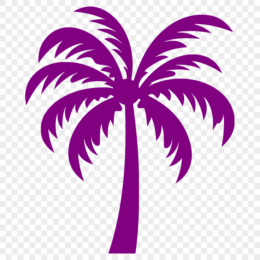 Unique Palm Tree Decal