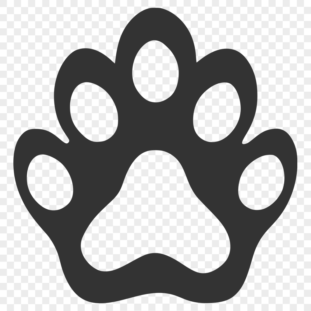 Paw Stencil In PNG & SVG - Free Digital Download