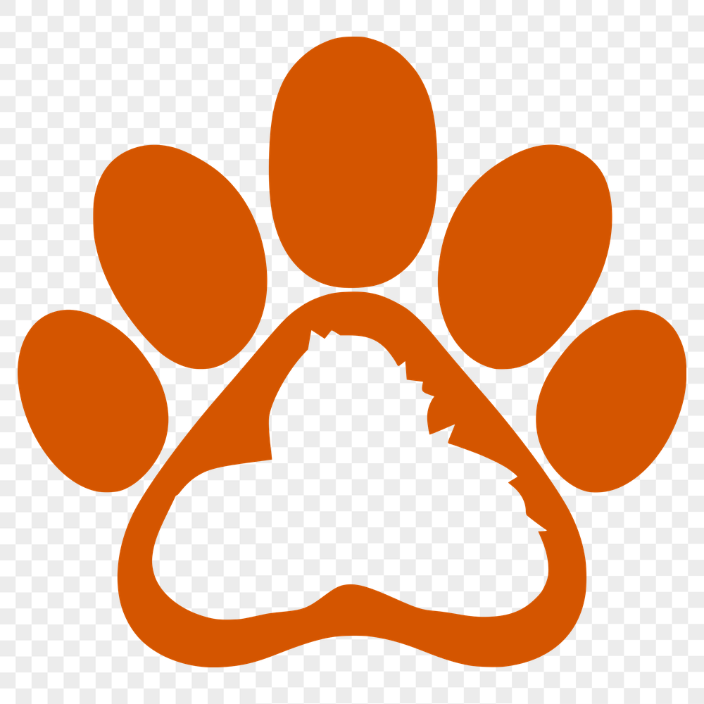 Unique Paw Print Printable Artwork DXF - Free Download