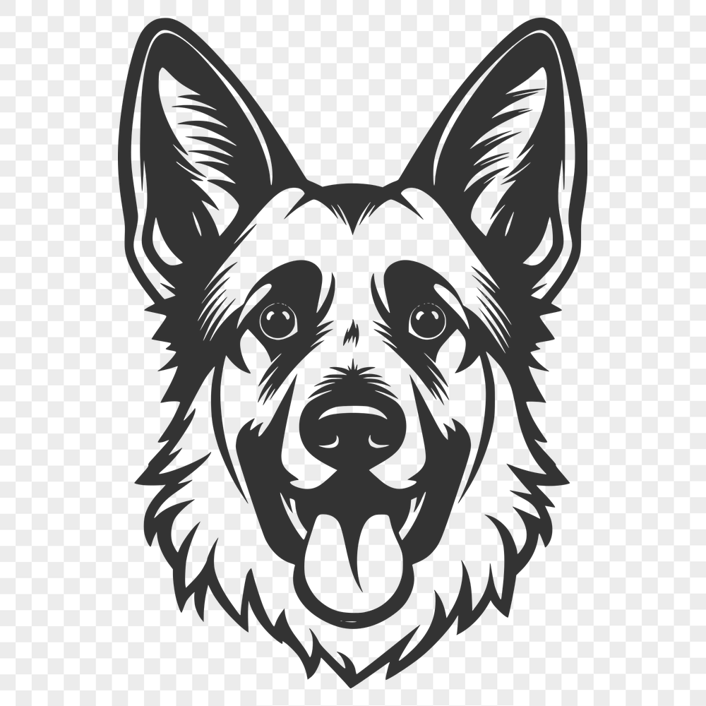 Unique German Shepherd Digital Art