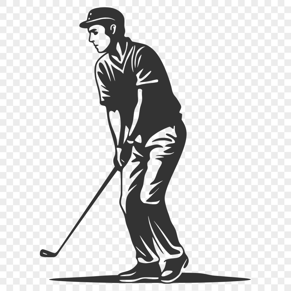 Creative Golfer SVG