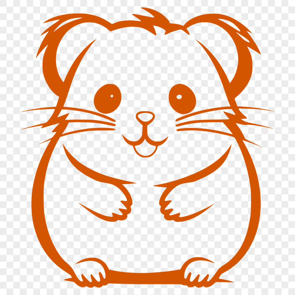 Unique Hamster Clipart