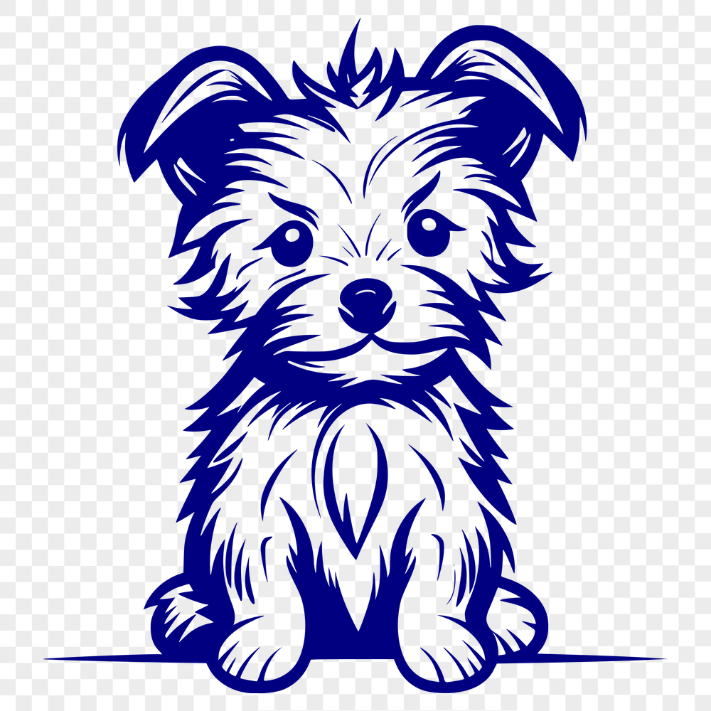 Stunning Sitting Yorkshire Terrier PDF