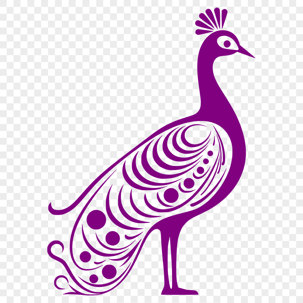 Free Unique Peacock Clipart