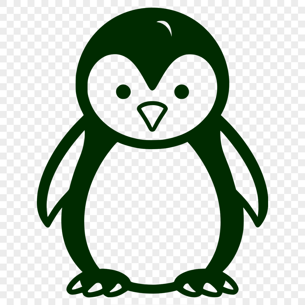 Free Cute Penguin Template